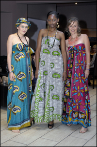 Selection of laLesso clothes with models wearing Holts Jem's jewellery